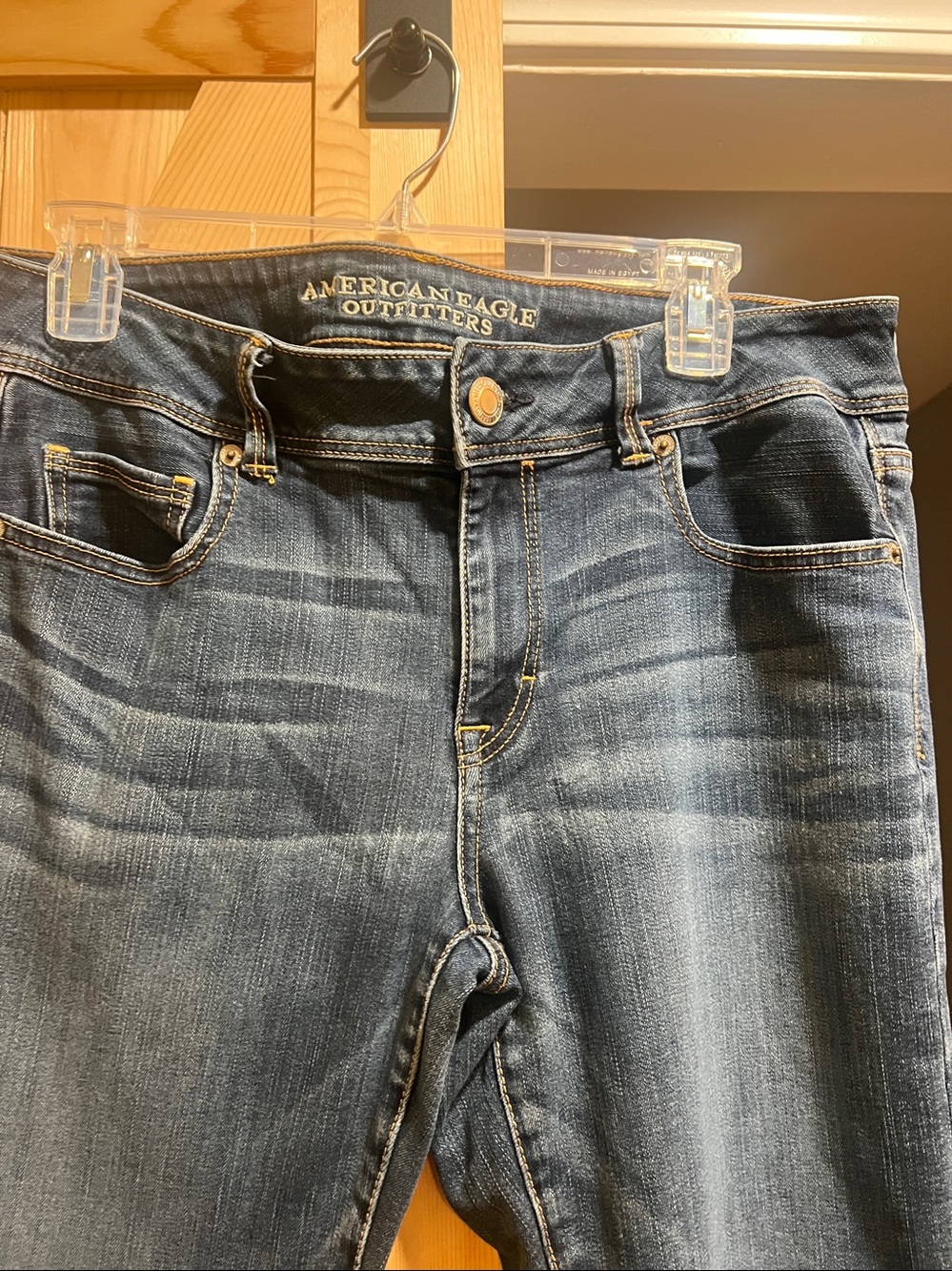 American Eagle Outfitters women's medium blue kick boot size 14